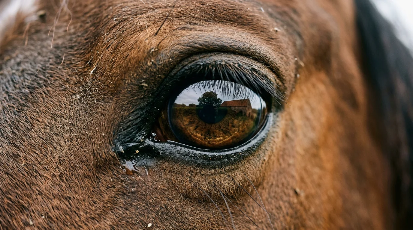 Un regard de cheval, Élevages de Ficarella, Châteauneuf
